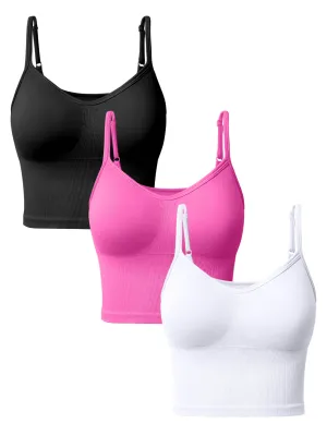 3 Pack Womens Tank Tops Adjustable Straps Tank Top