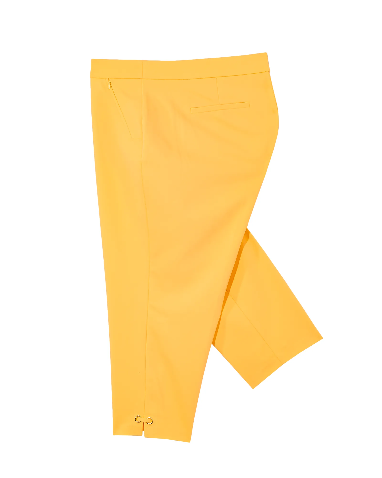 Abbotsford Light Weight Twill Capri Pant | Yellow