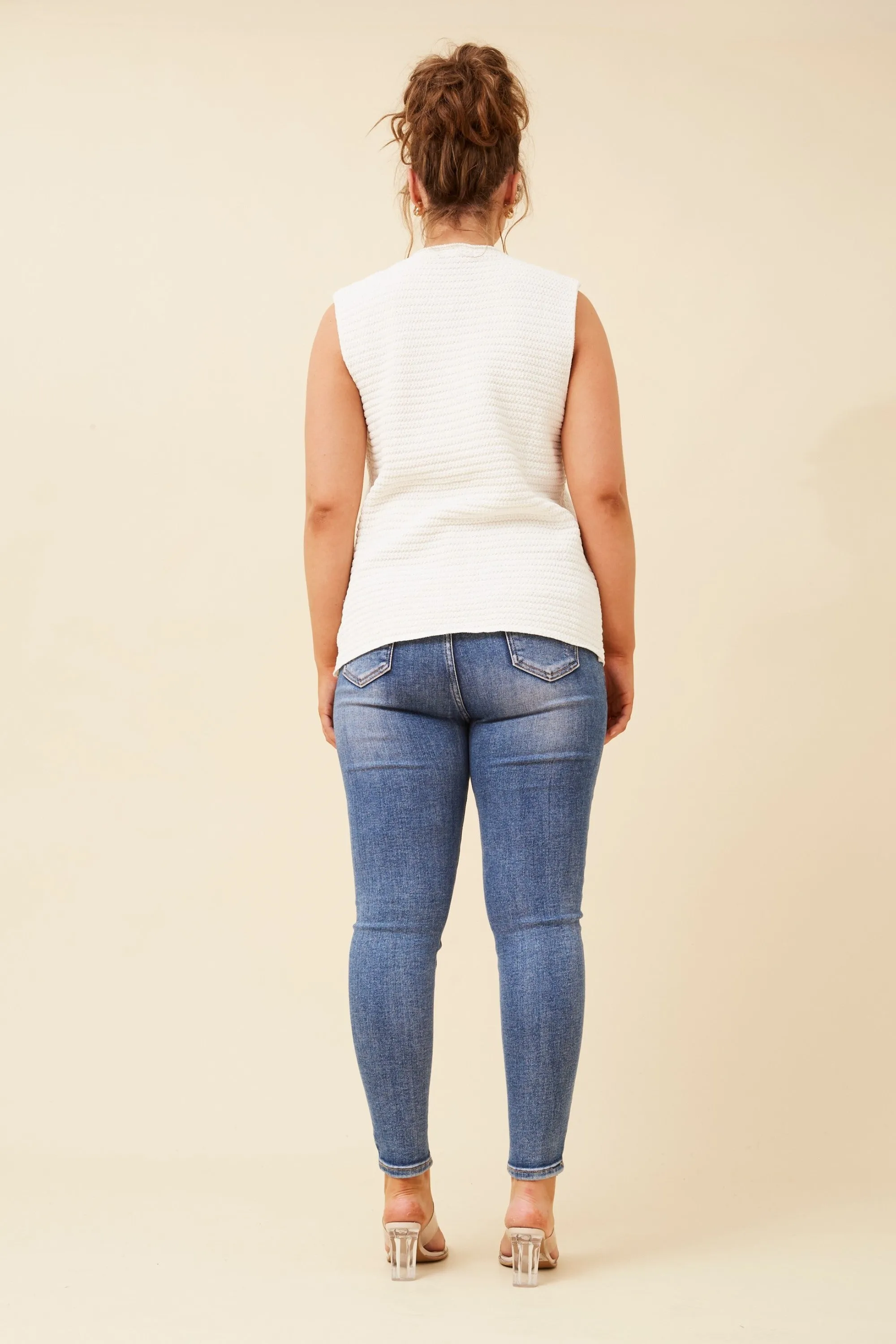 Alice Knit Vest Ivory