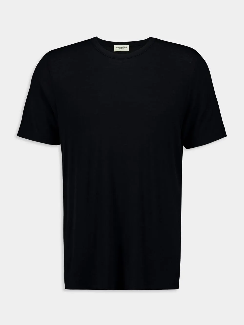 Black C-Neck T-Shirt