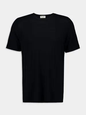 Black C-Neck T-Shirt