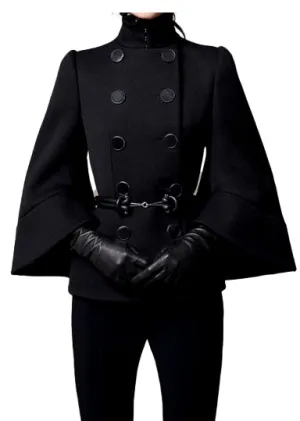 Black Jacket with flared sleeves