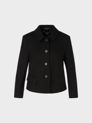 black short blazer