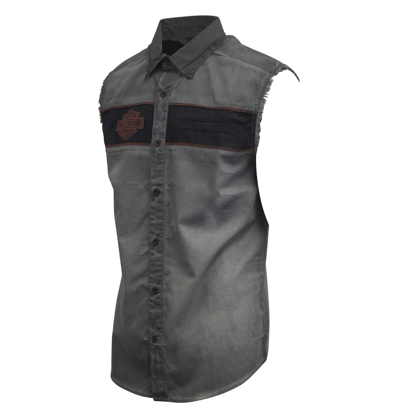 Branded  Men's Blackened Pearl Iron Bond Blowout Sleeveless Shirt