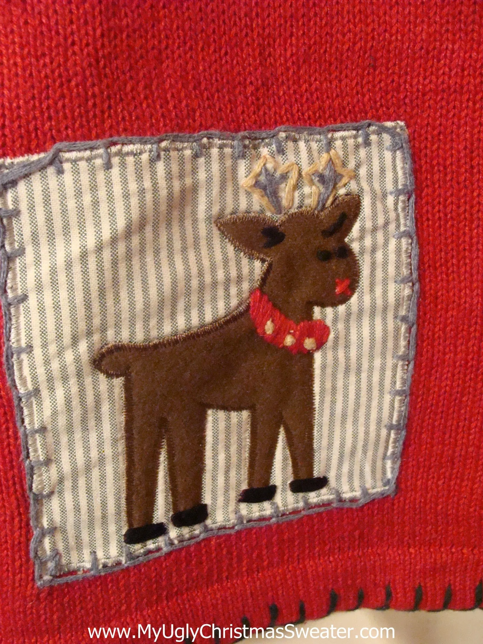 Cheesy Need to Buy Christmas Sweaters? Light Up Sweater Vest with Reindeer