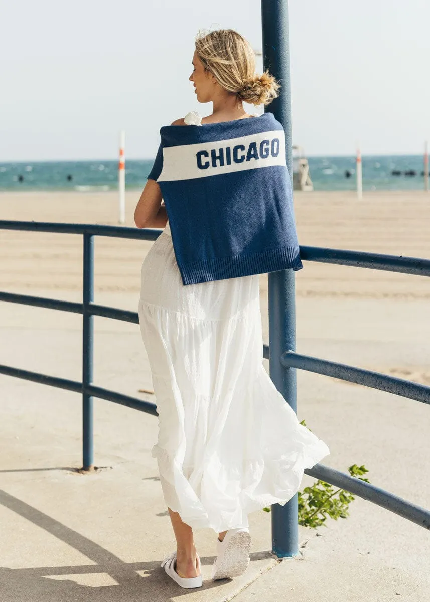 Chicago Block Stripe Sweater - Blue
