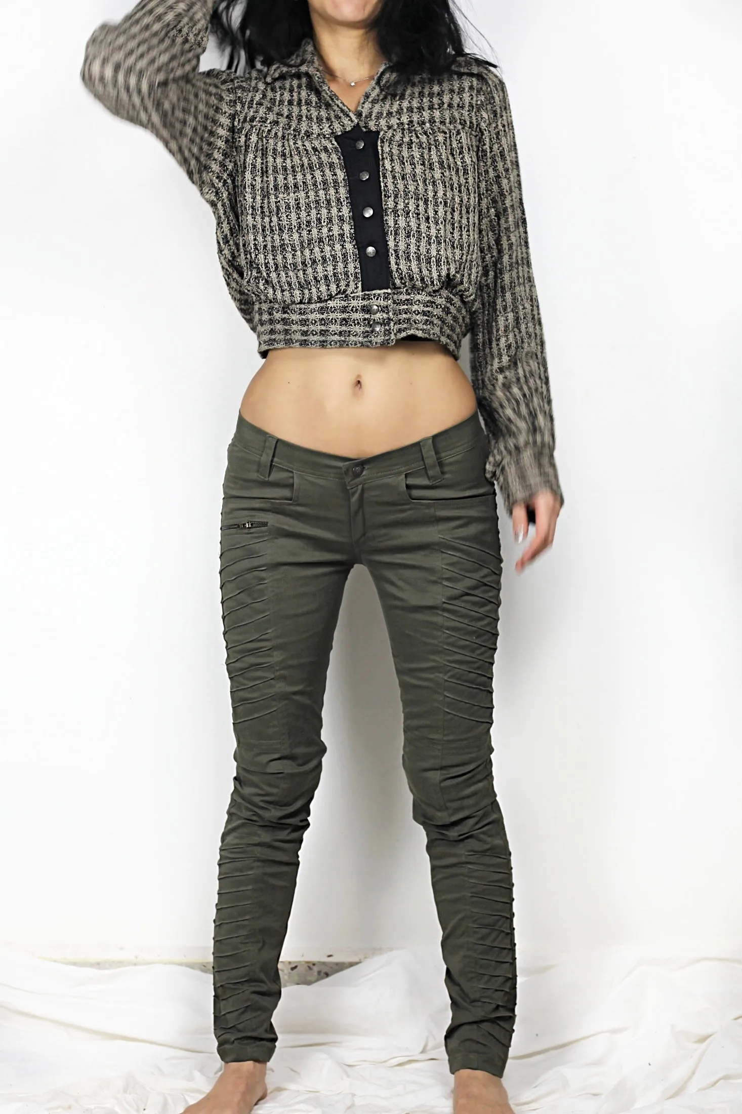 Cotton net jacket