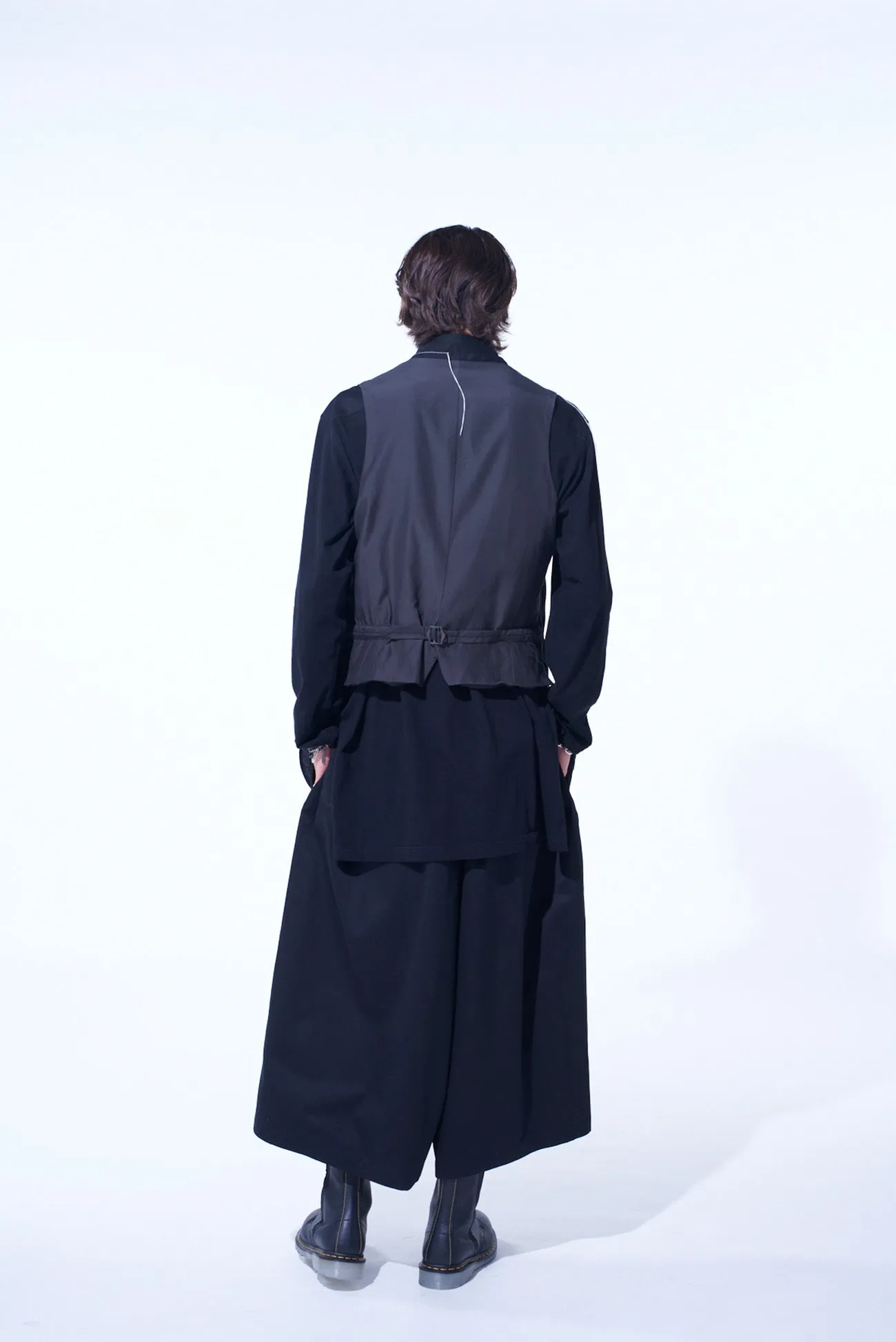 COTTON TWILL COLOR STITCHING WORK VEST