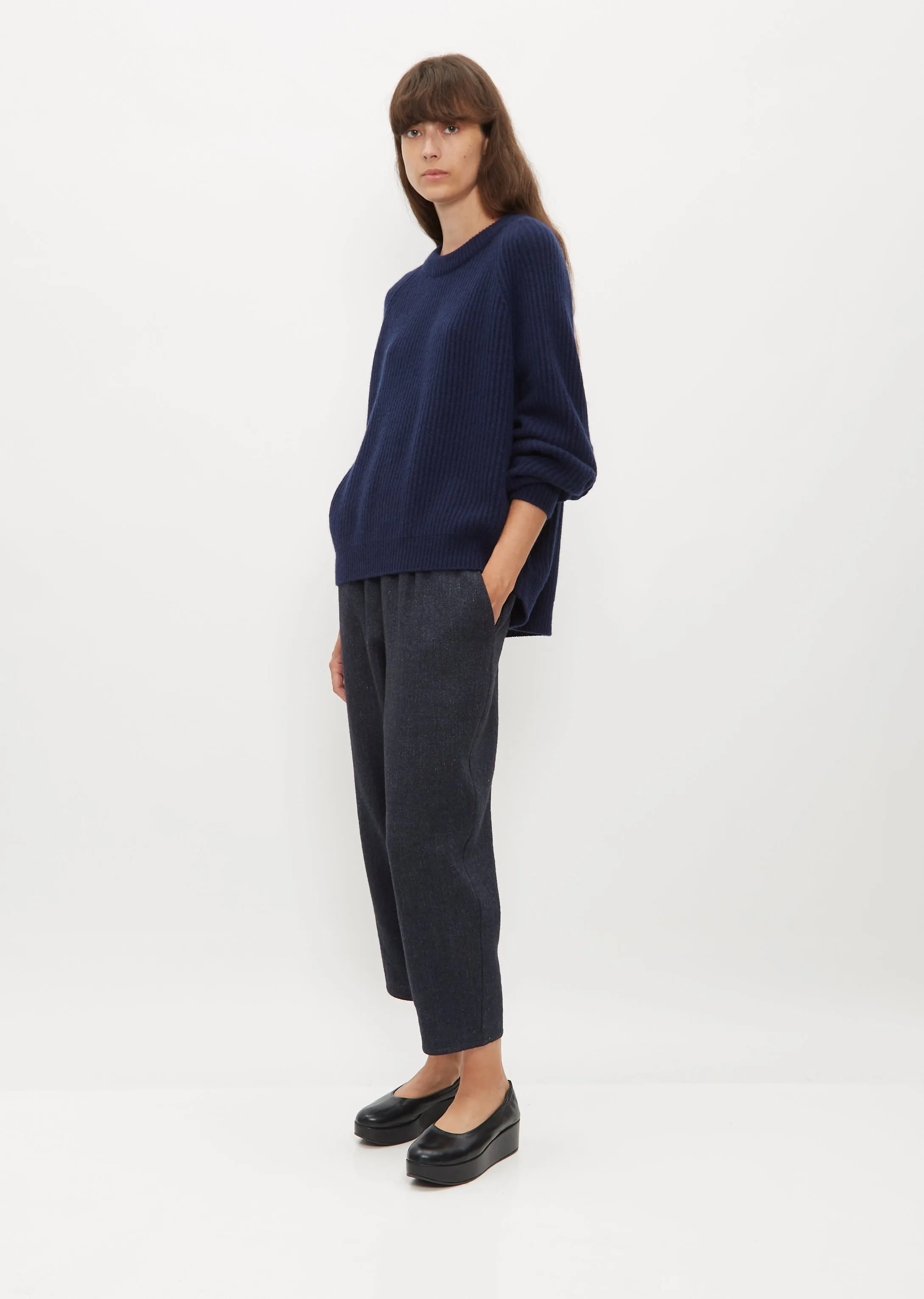 Deep Raglan Easy Sweater