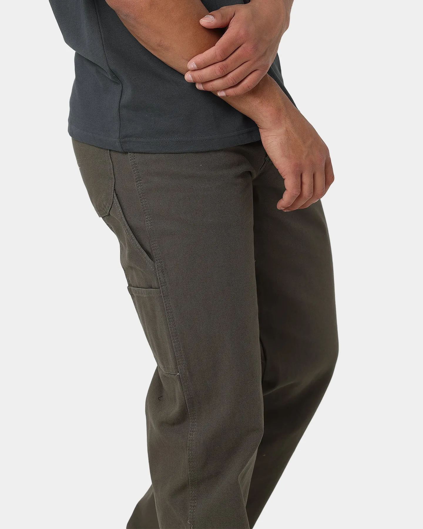 Dickies Relaxed Fit Duck Jeans Rinsed Moss Green