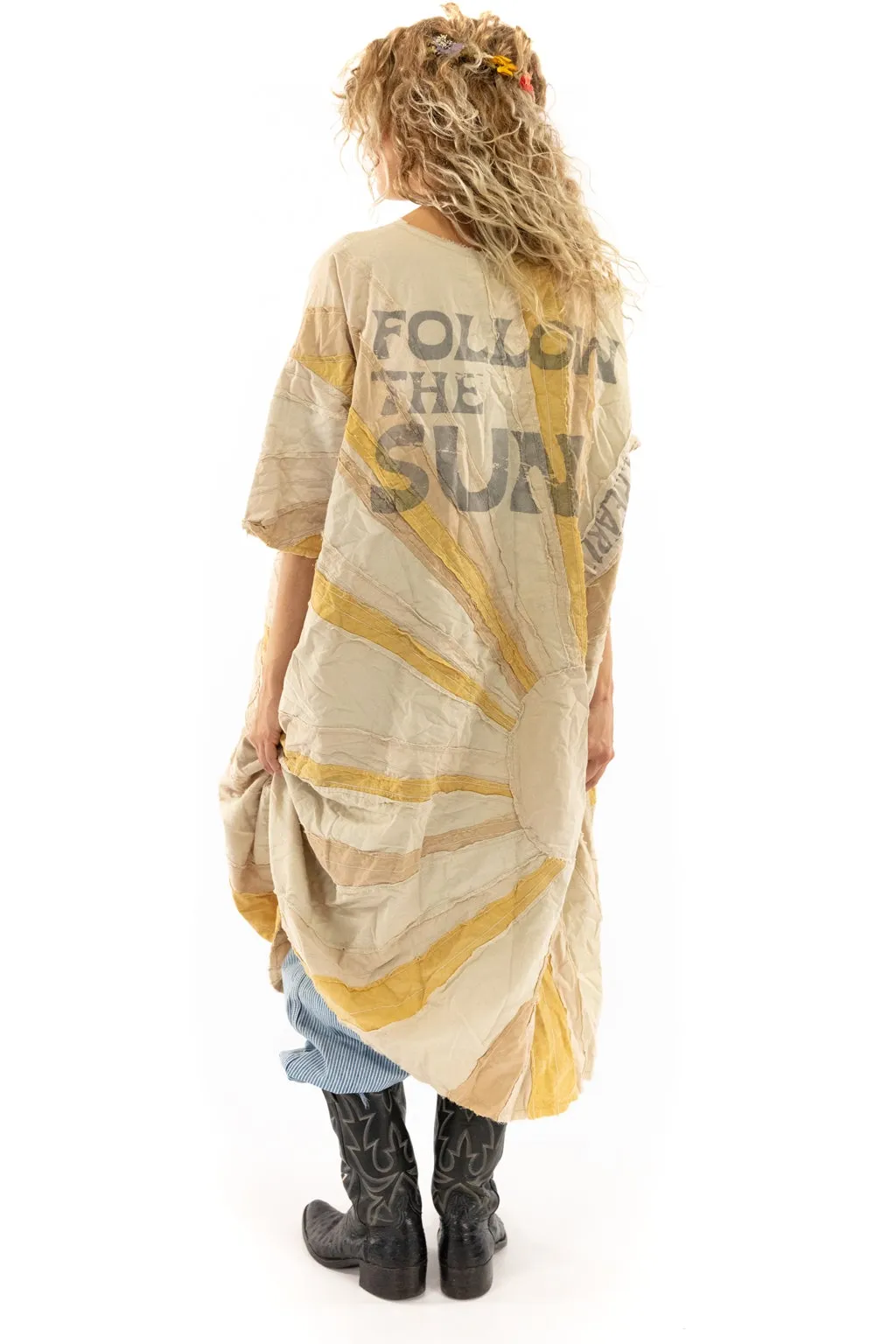 Follow The Sun Artist Smock Dress