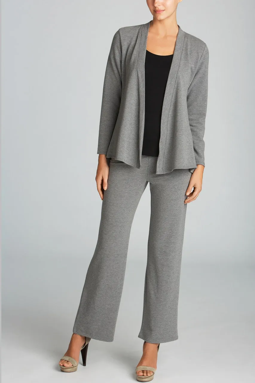 French Terry Waterfall Cardigan