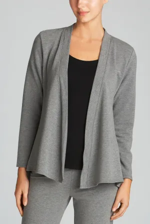 French Terry Waterfall Cardigan