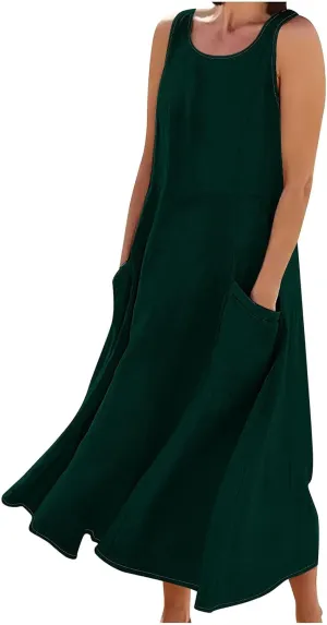 FZYLQY Spaghetti Strap Mini Dress for Women 2025 Summer Casual V Neck A Line Ruffle Hem Sundress Lightweight Flowy Dresses