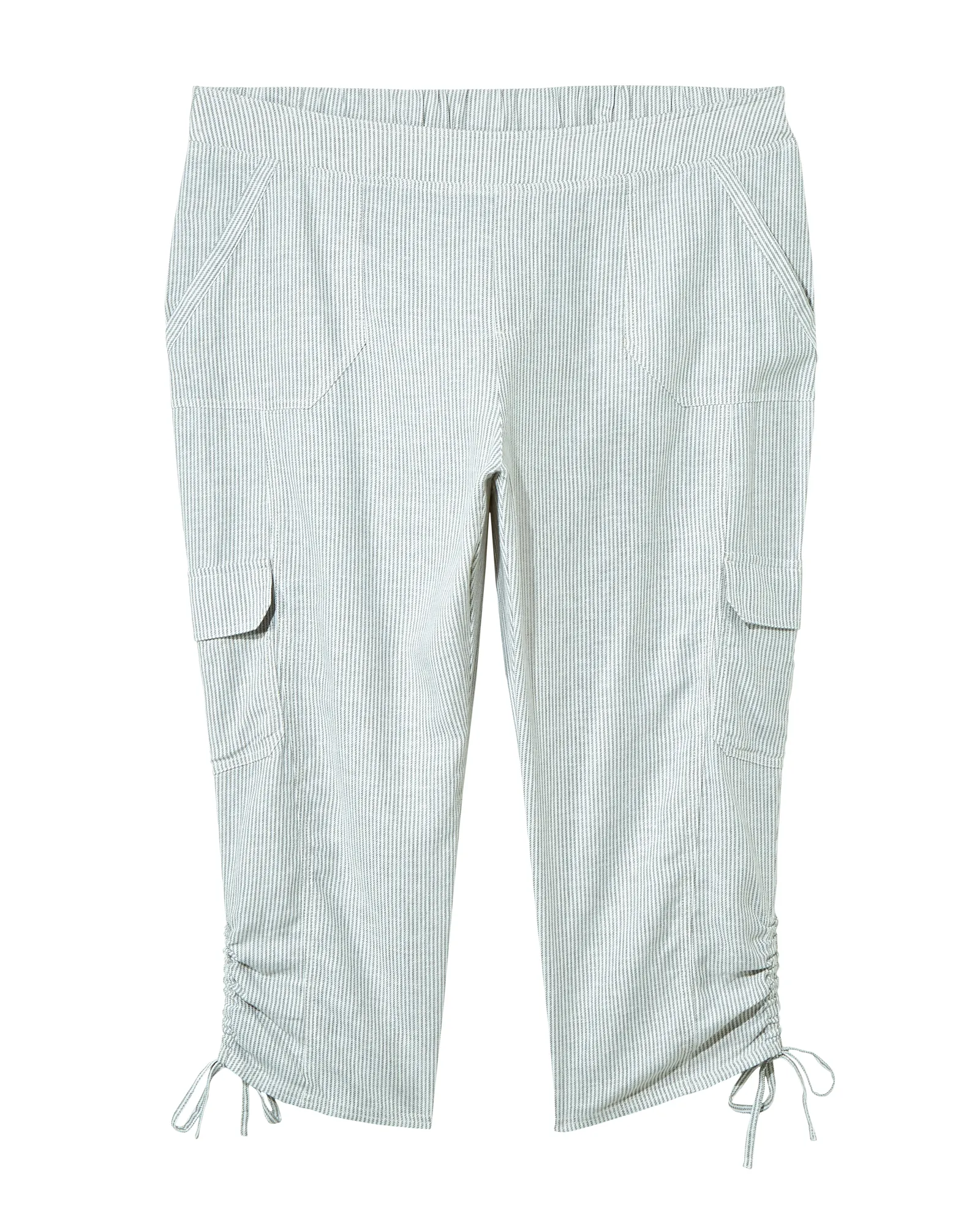 Galway Capri Pant | Light Grey / White