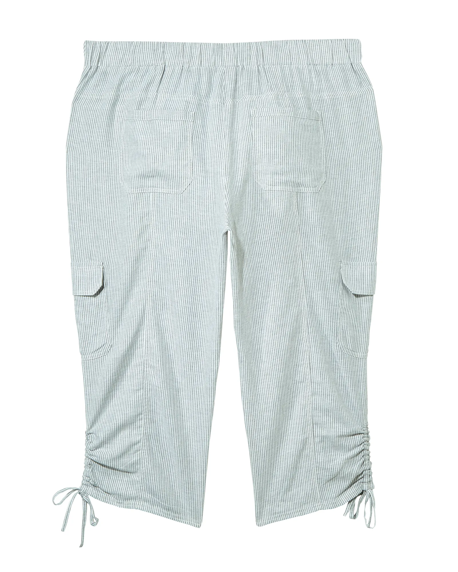 Galway Capri Pant | Light Grey / White