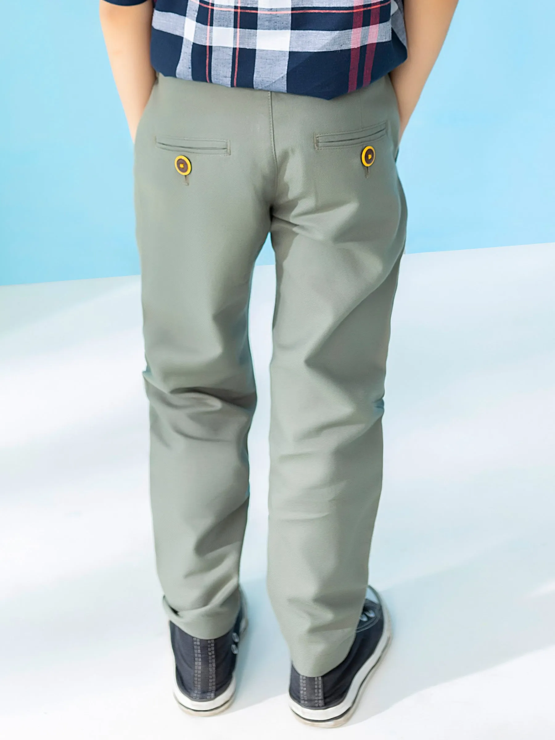 Green Light Weight Casual Trouser