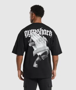 Gymshark Prayer Hands T-Shirt - Black