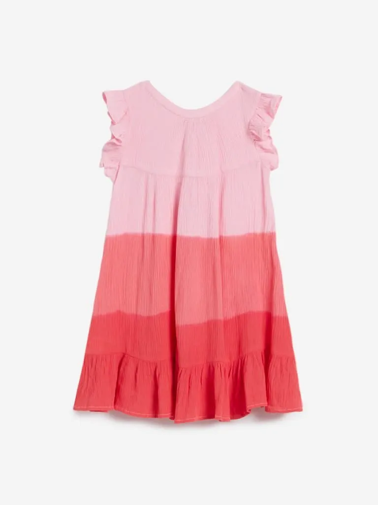 HOP Kids Pink Dip-Dye Brooke Dress