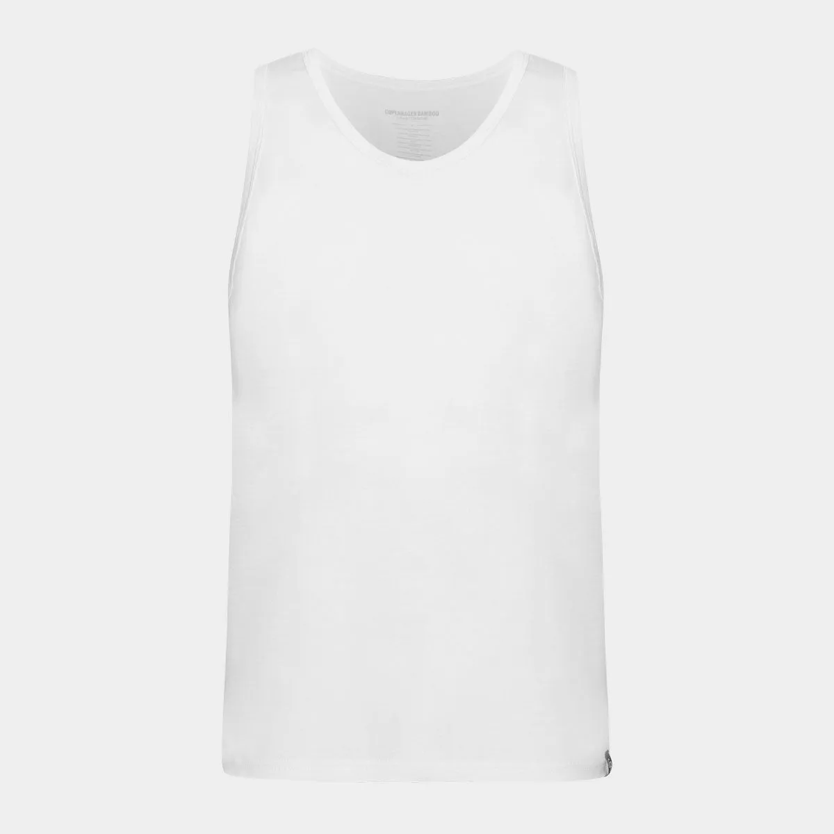 Hvide bambus tank tops - 2 pak