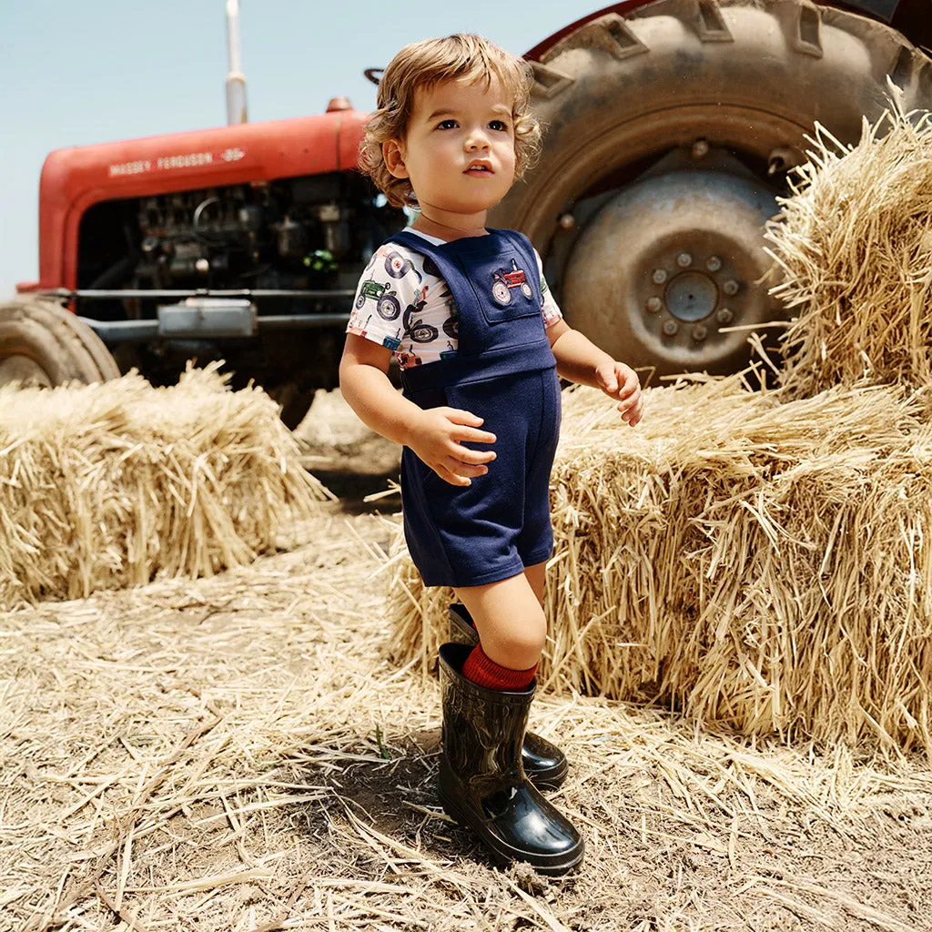 Jonny French Terry Short Overalls