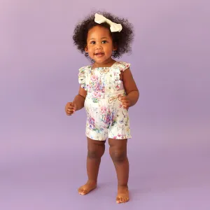 Katrina French Terry Short Overalls