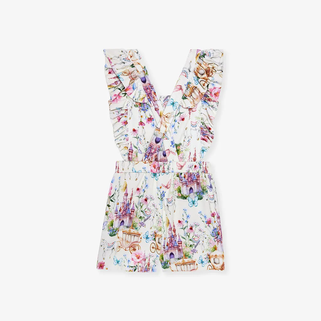 Katrina French Terry Short Overalls
