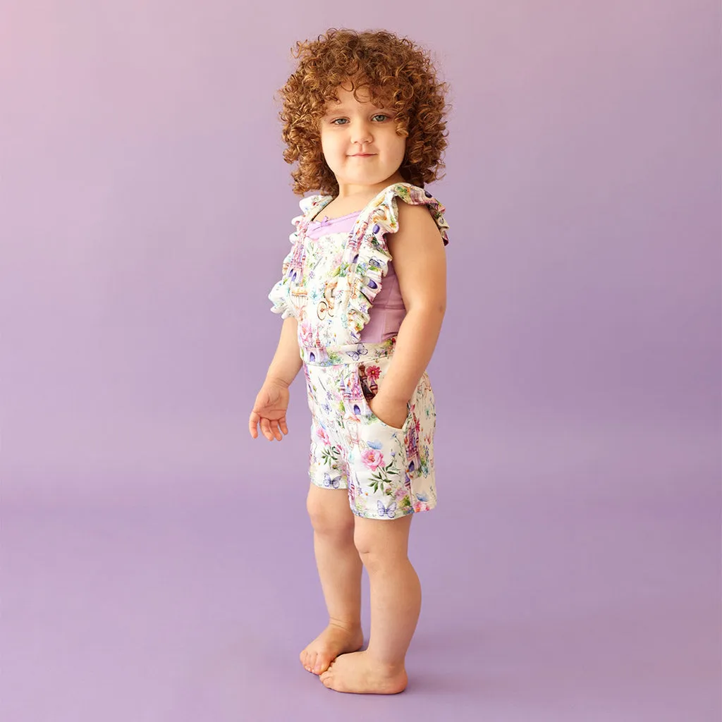 Katrina French Terry Short Overalls