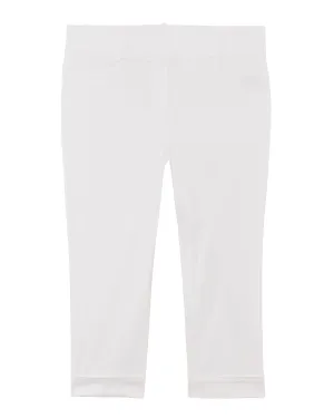 Kelowna Stretch Capri | White