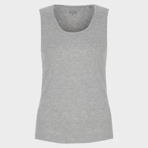 Ladies Crew Neck Vest - Grey