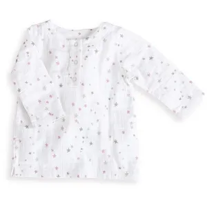 Long Sleeve Tunic Top - Lovely Star Burst