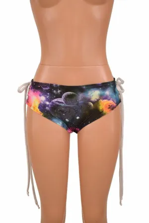 Lowrise "Siren" Lace Up Shorts