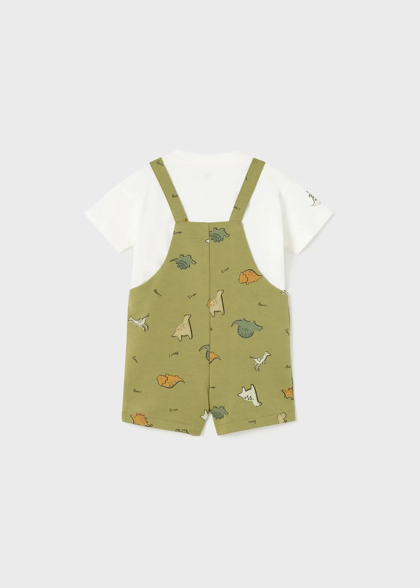 Mayoral Toddler Boy Tshirt & Short Overalls Set