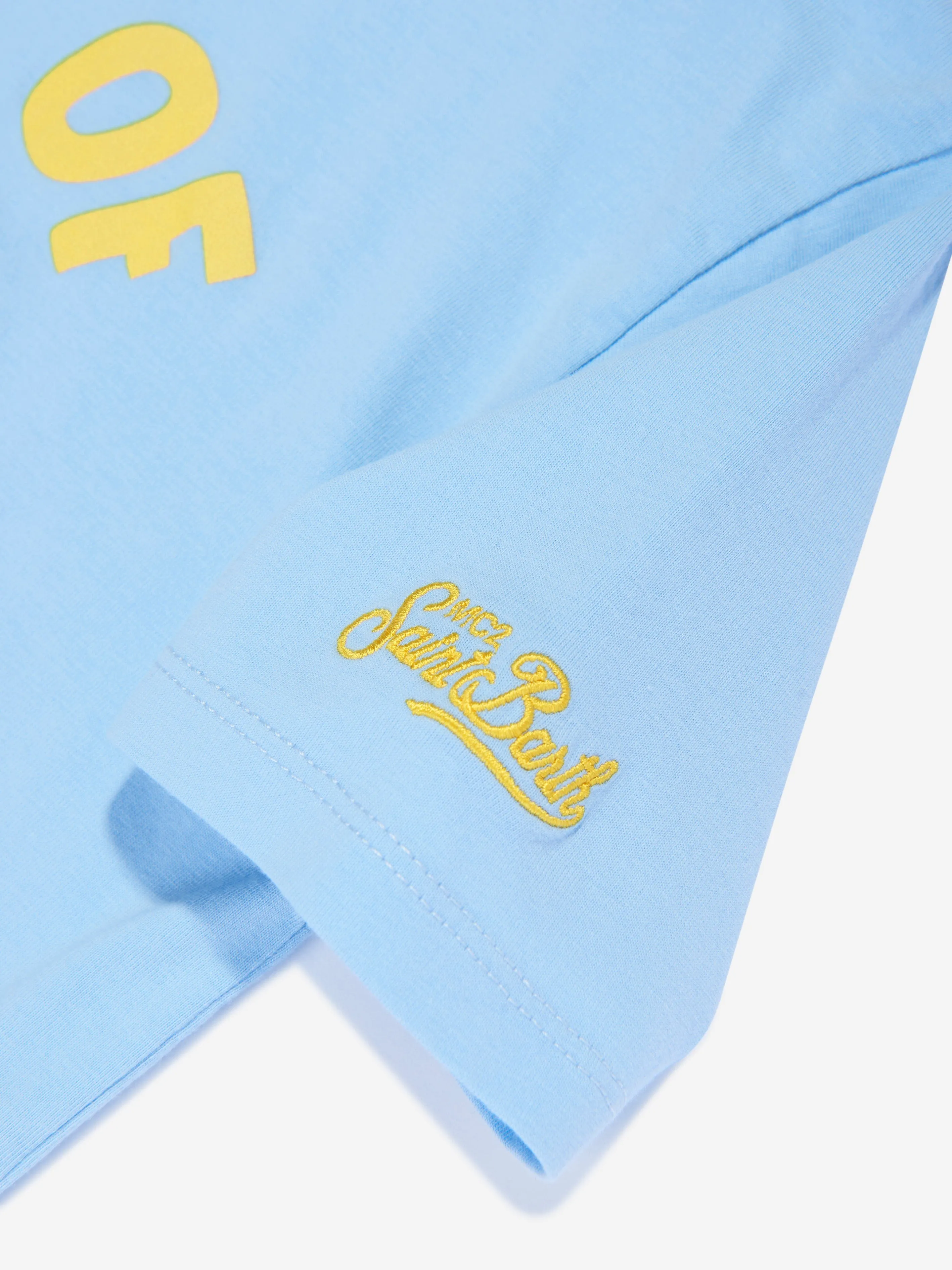 MC2 Saint Barth Boys King Crab Party T-Shirt in Blue