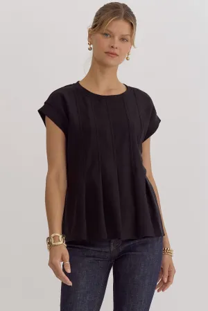 Natasha Pleated Top