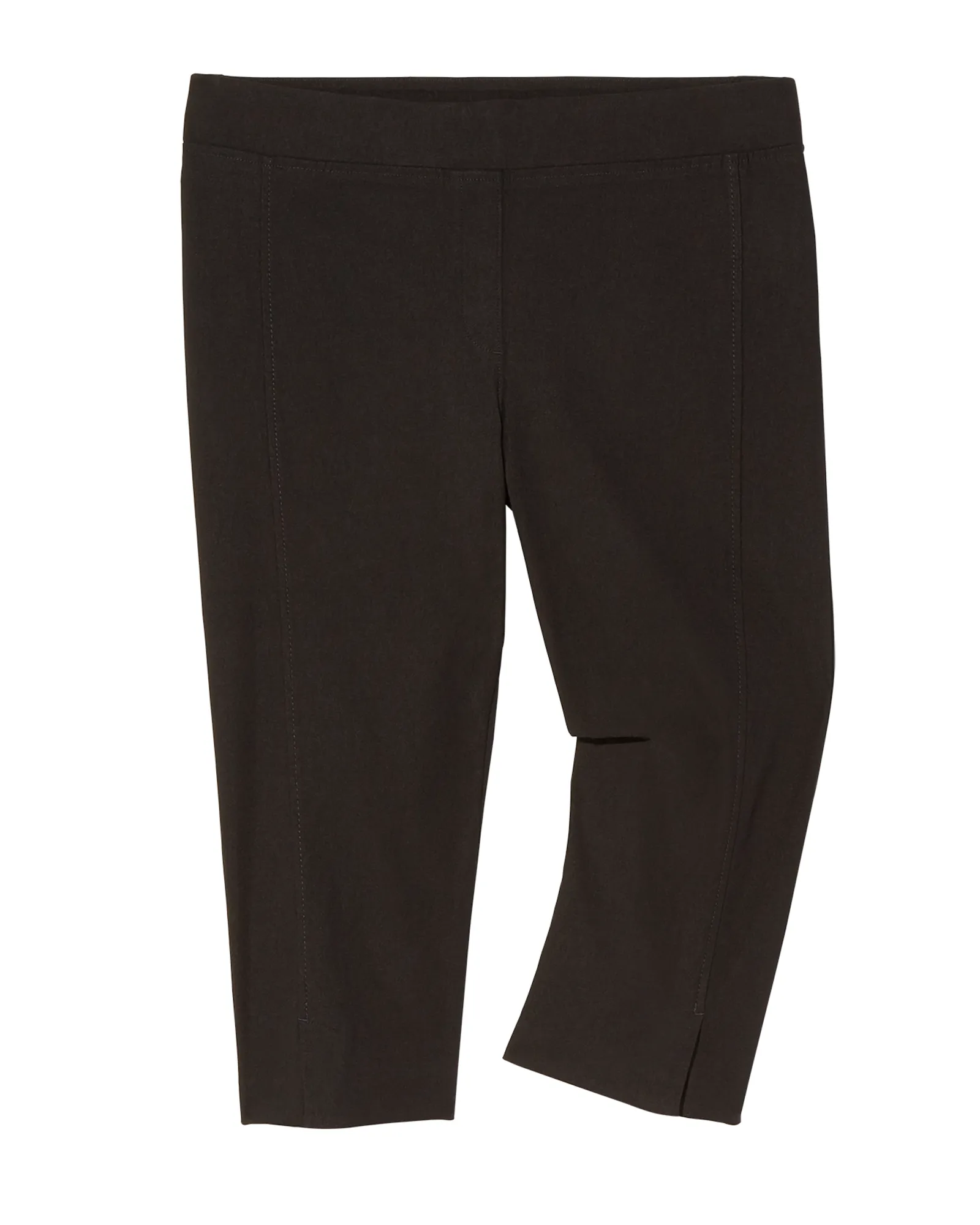 Nicole Capri with Side Vent | Black
