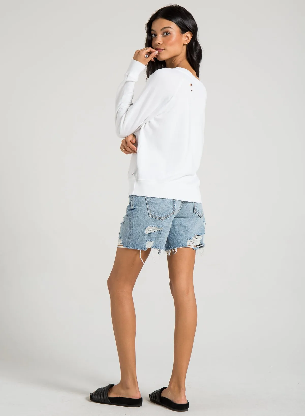 n:Philanthropy - Belize Sweatshirt (Graphic) White