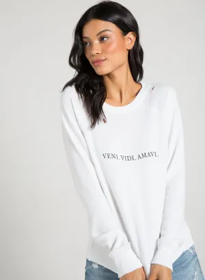 n:Philanthropy - Belize Sweatshirt (Graphic) White