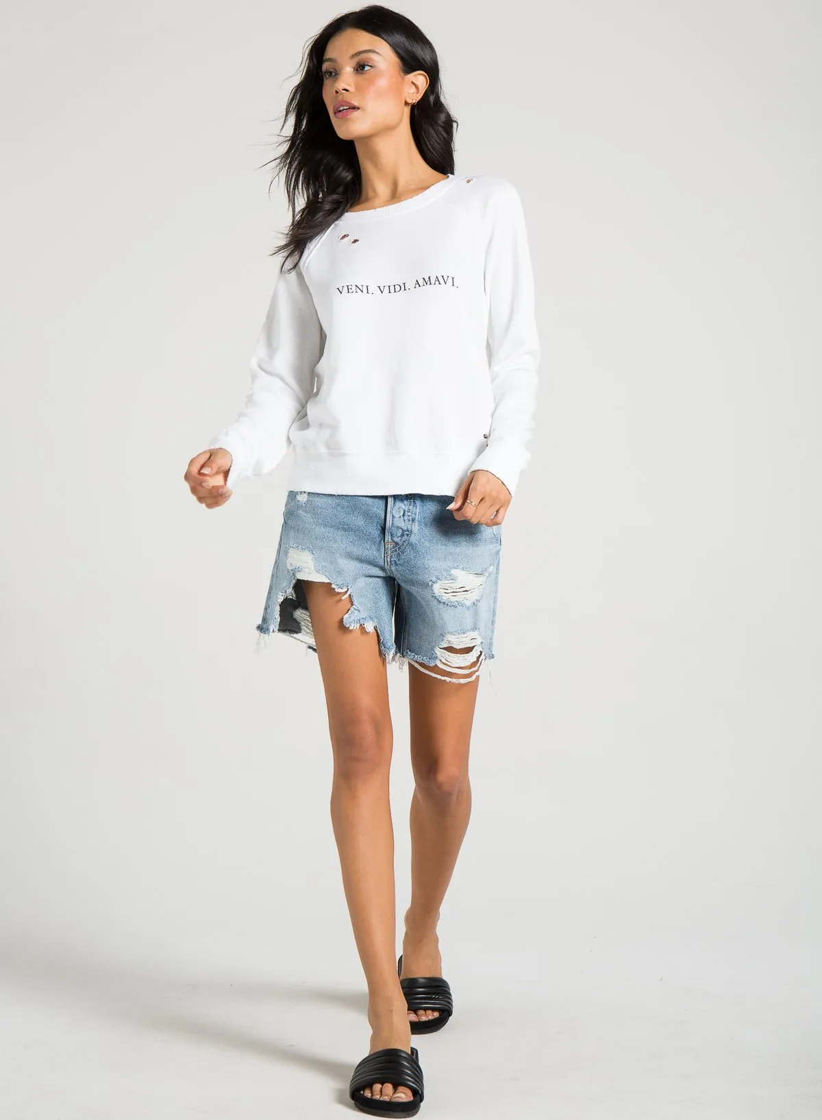 n:Philanthropy - Belize Sweatshirt (Graphic) White