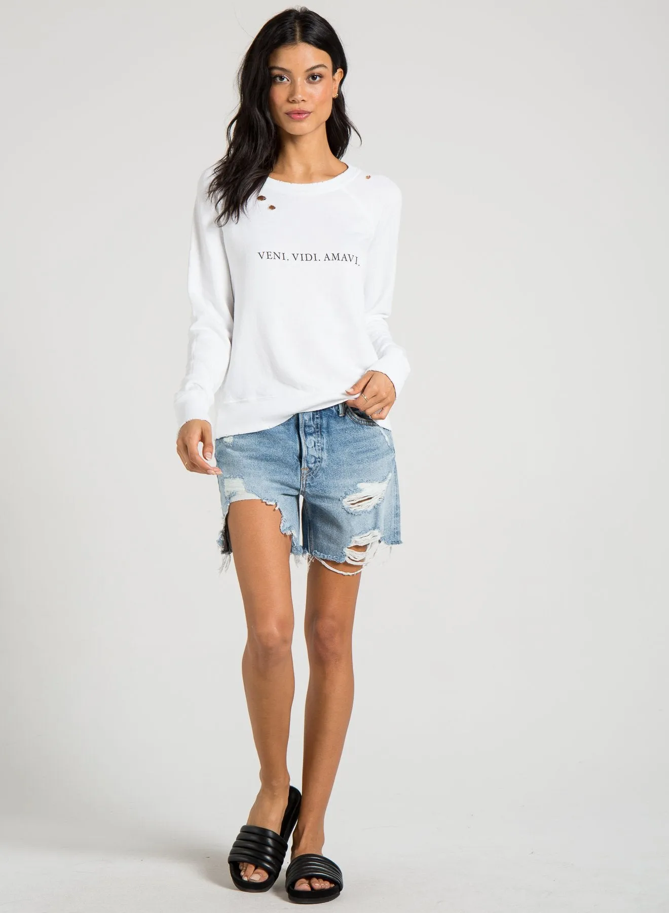 n:Philanthropy - Belize Sweatshirt (Graphic) White