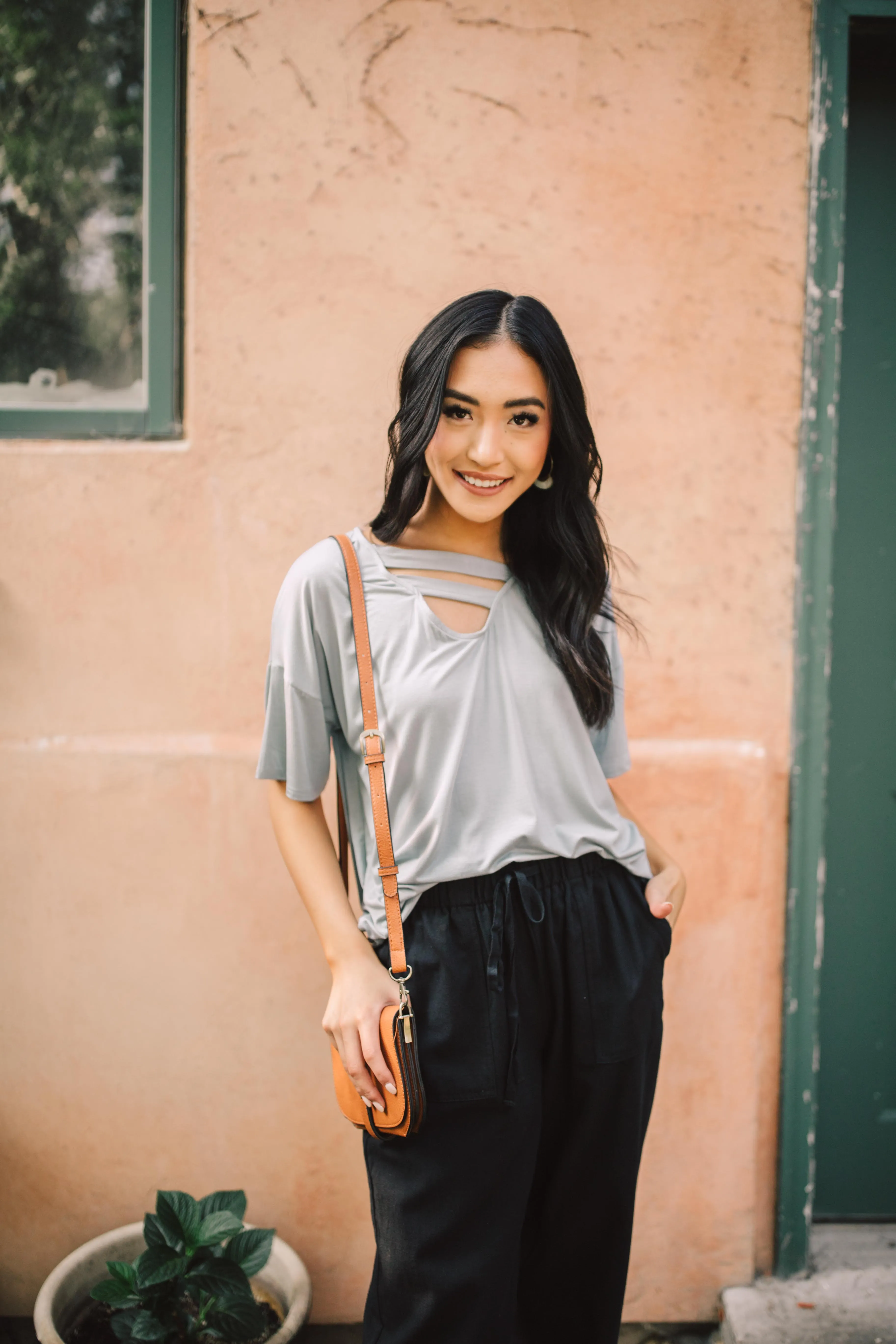 Parallel Universe Top In Gray