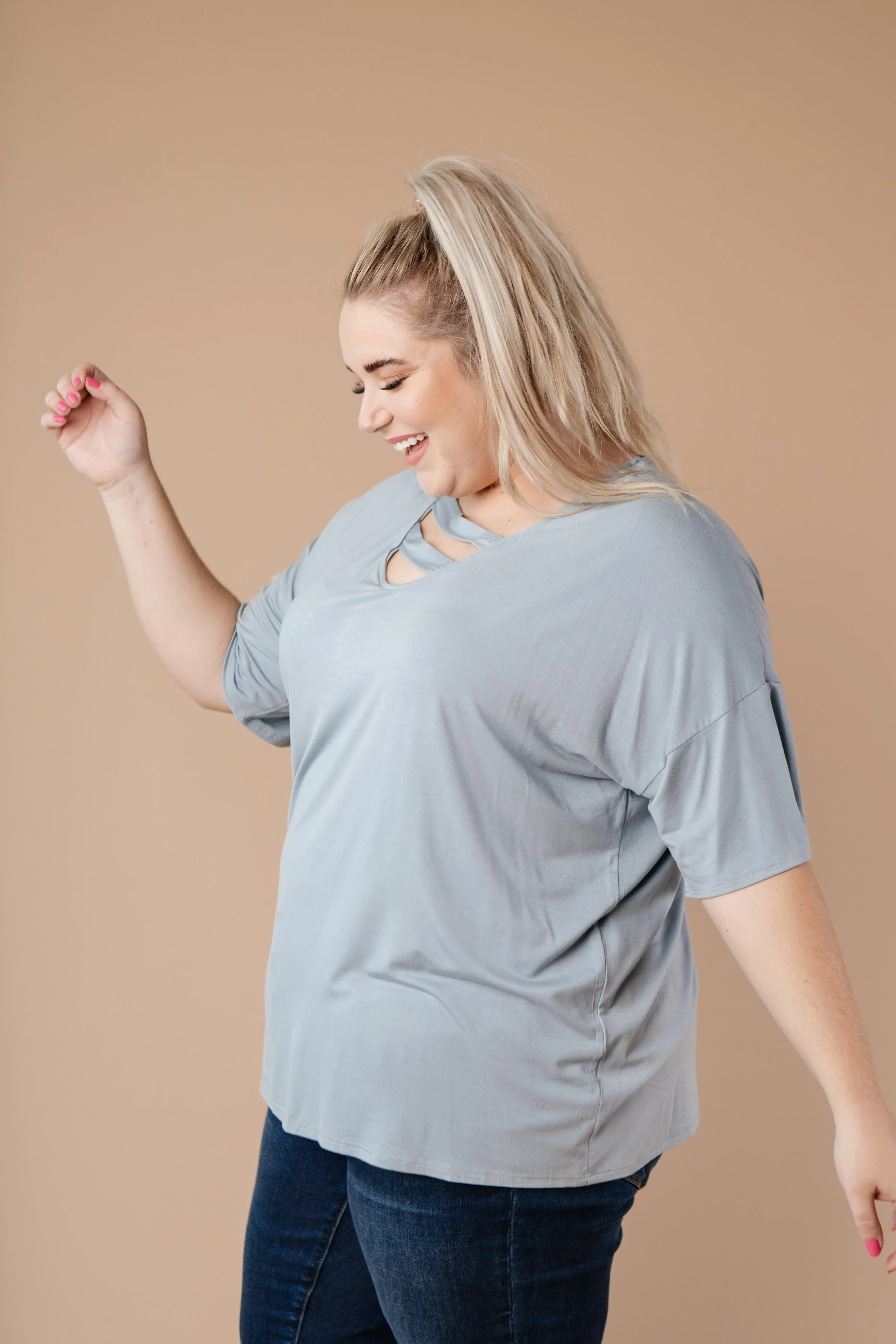 Parallel Universe Top In Gray