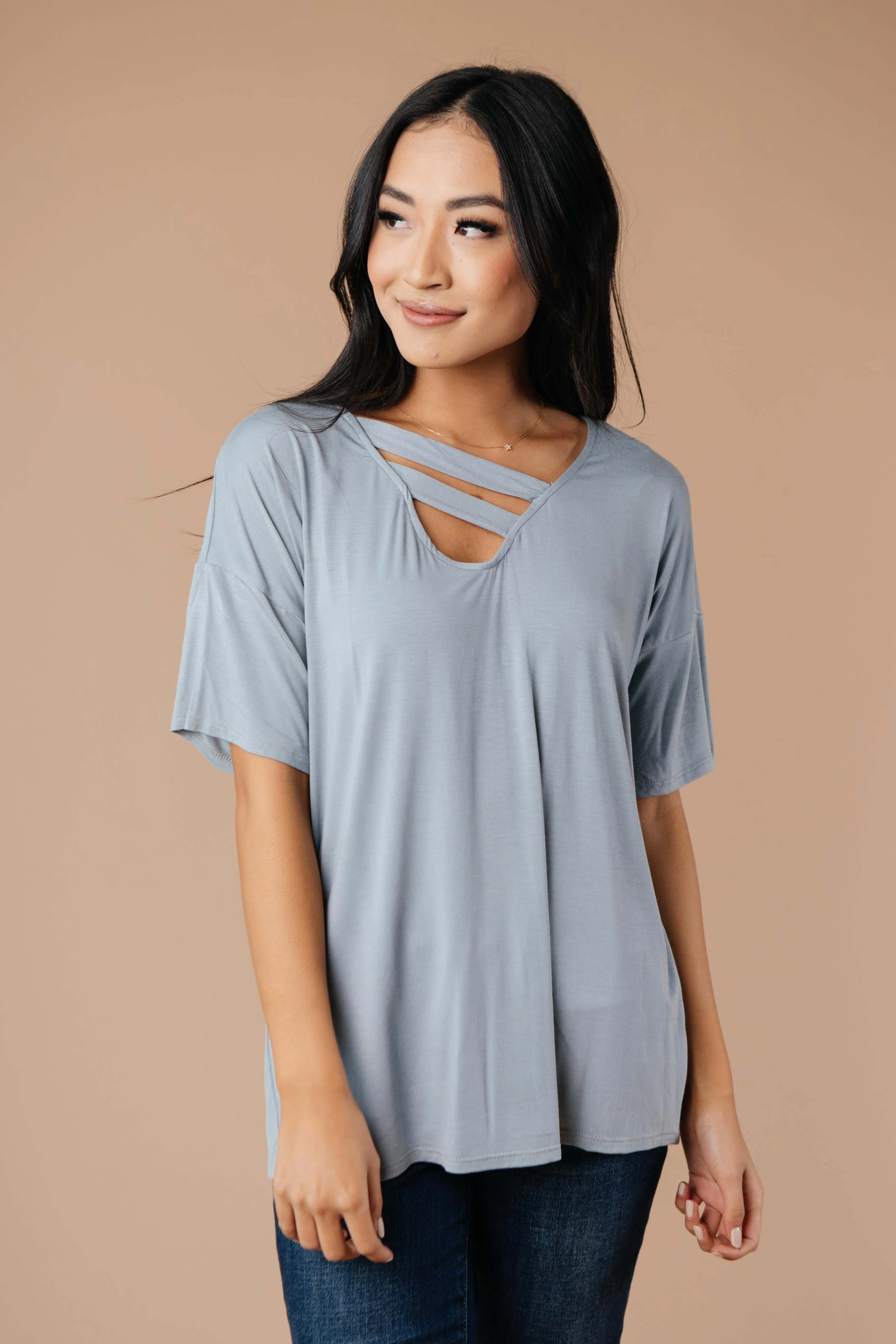 Parallel Universe Top In Gray