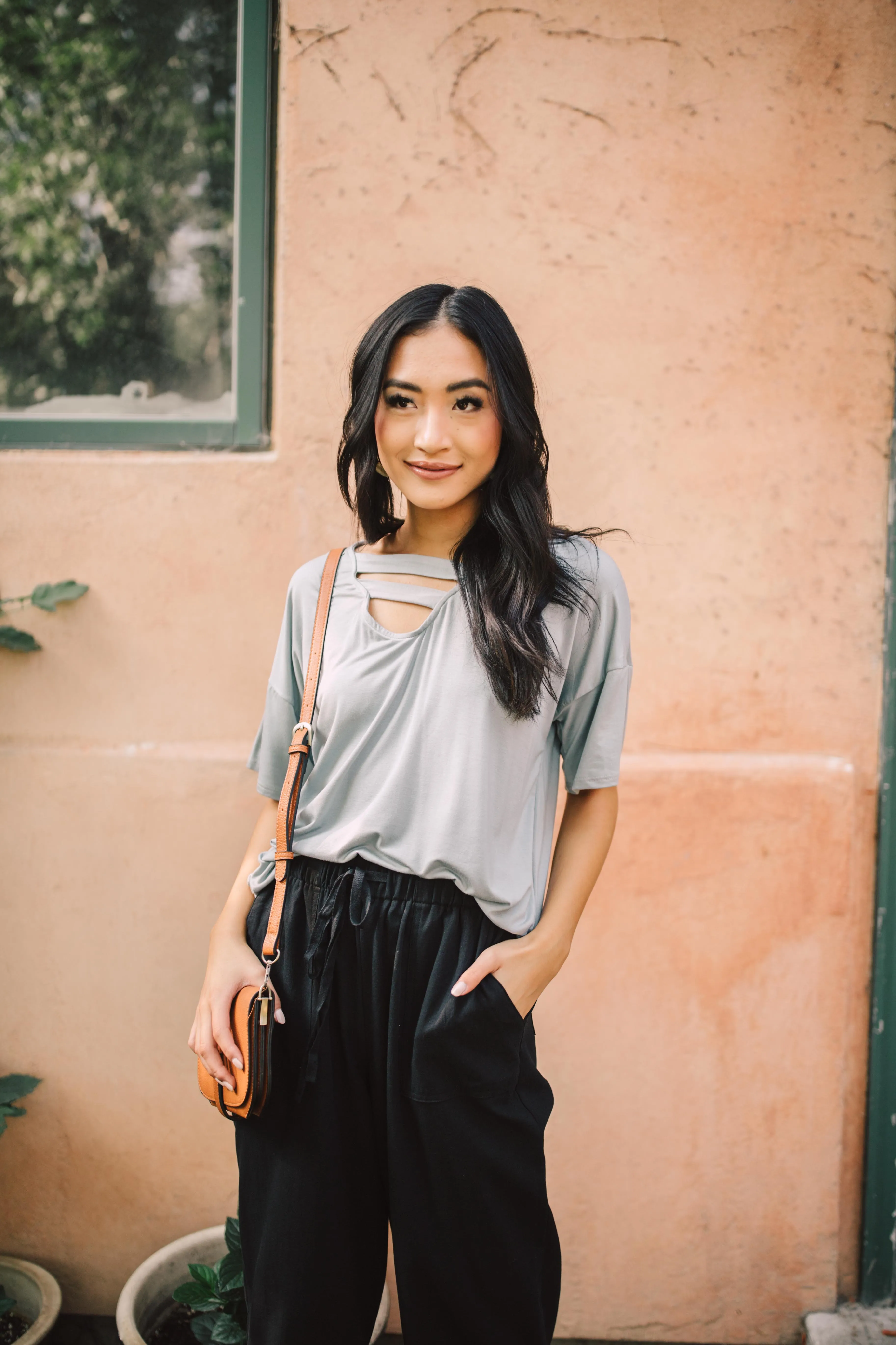 Parallel Universe Top In Gray