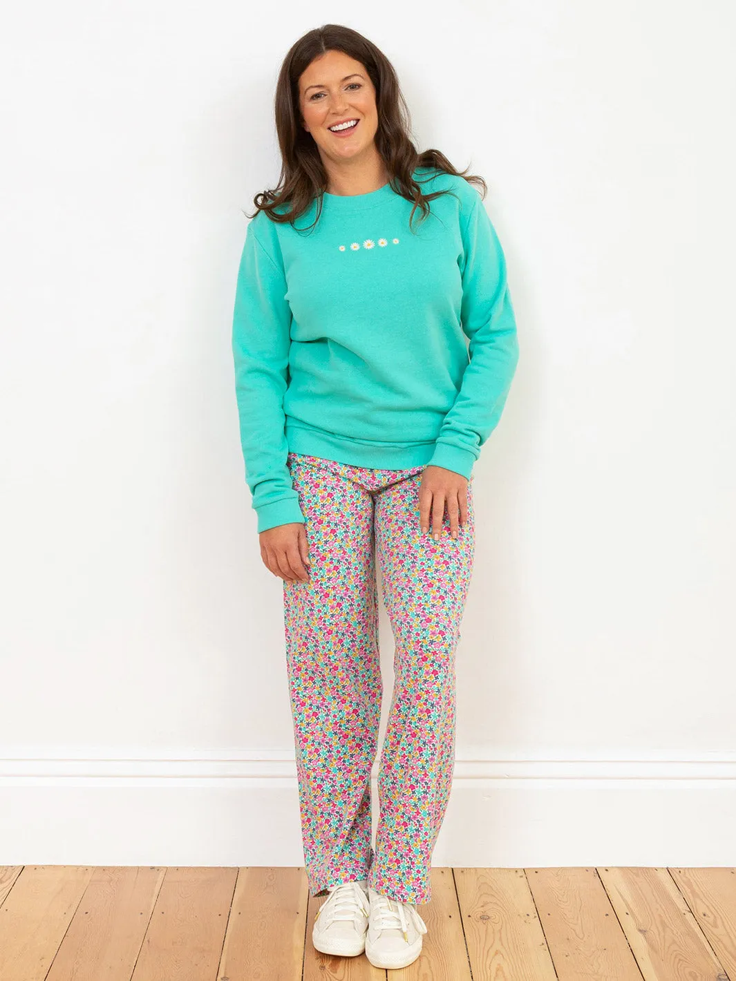 Regis wide leg loungers petal perfume