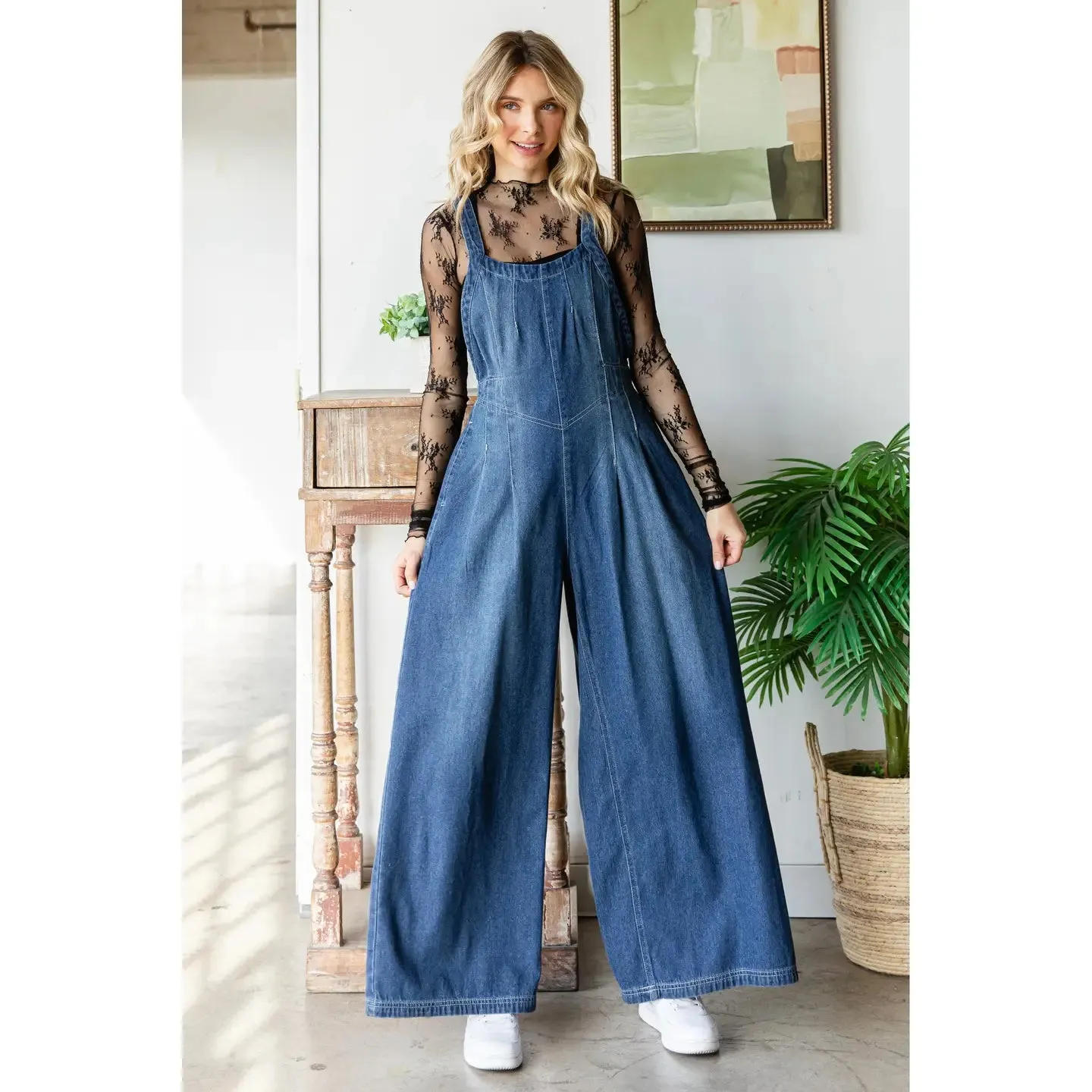 Roxie Denim Jumpsuit Overalls