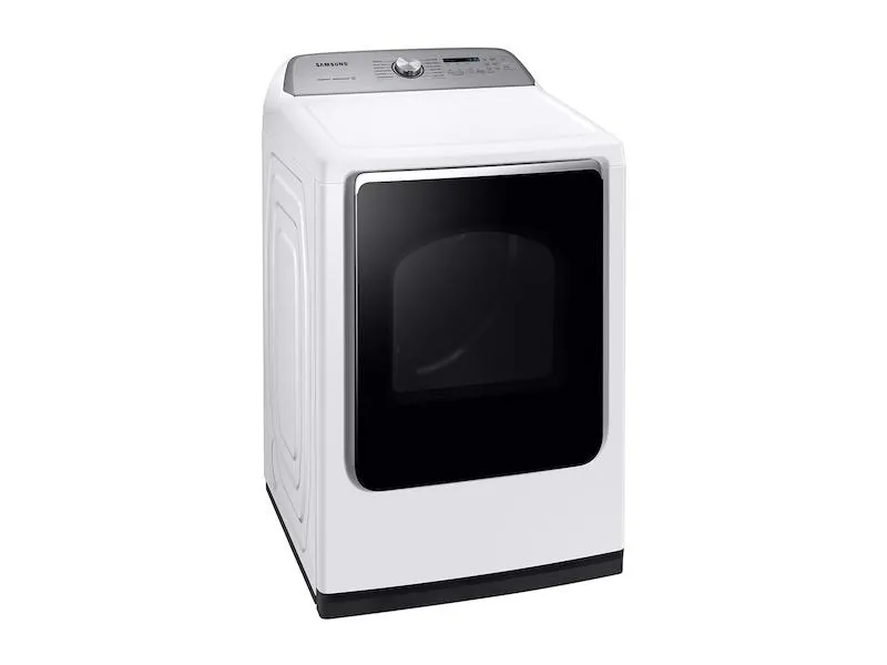 Samsung DVE54R7600W DV7600 7.4 cu. ft. Electric Dryer with Steam Sanitize  in White