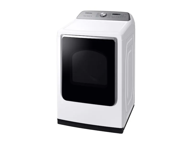 Samsung DVE54R7600W DV7600 7.4 cu. ft. Electric Dryer with Steam Sanitize  in White