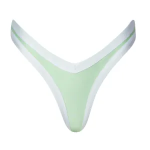 Sandy Pastel Green V-Cut Bikini Bottom