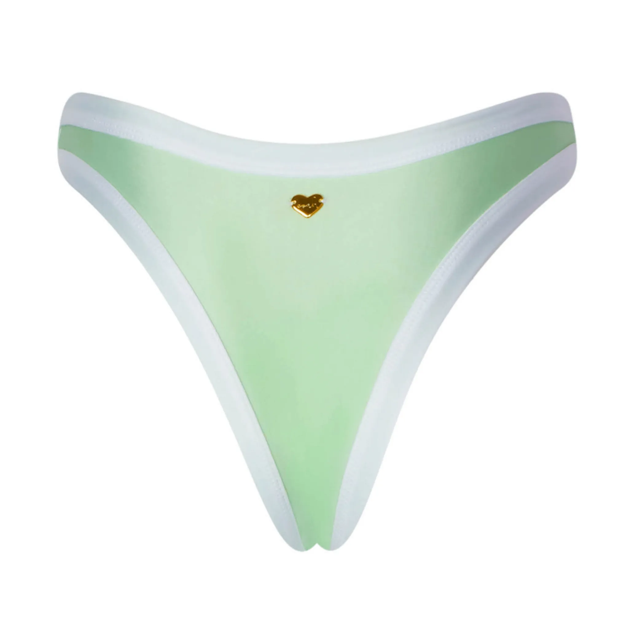 Sandy Pastel Green V-Cut Bikini Bottom